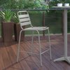 Flash Furniture Commercial Silver Restaurant Stack Stool TLH-015H-GG